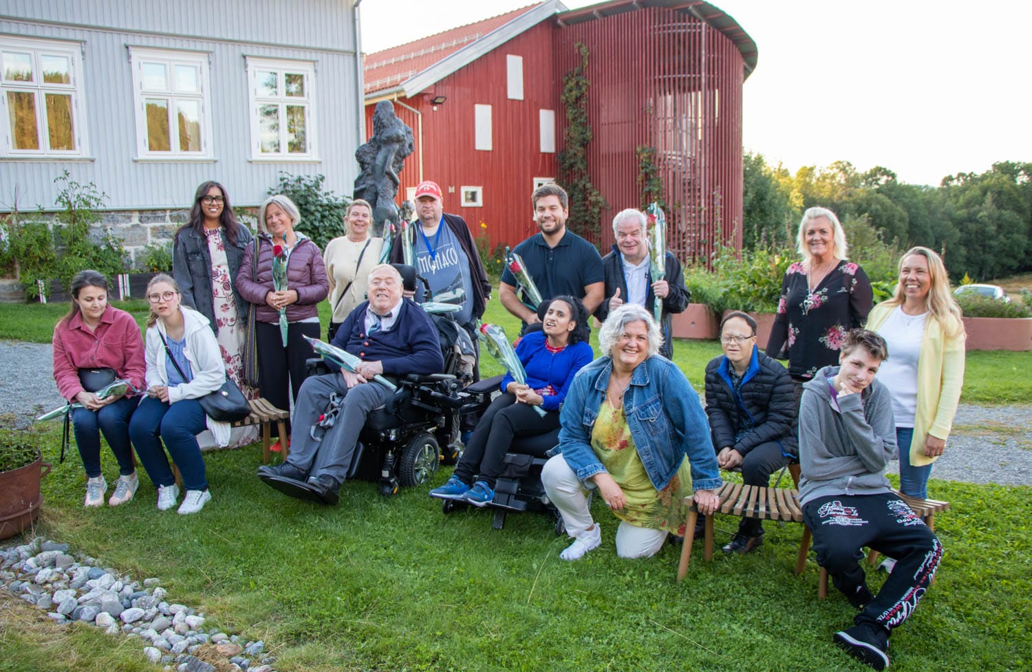 Alle deltakerne i prosjektet Livsfortellingshistorier utenfor Portåsen