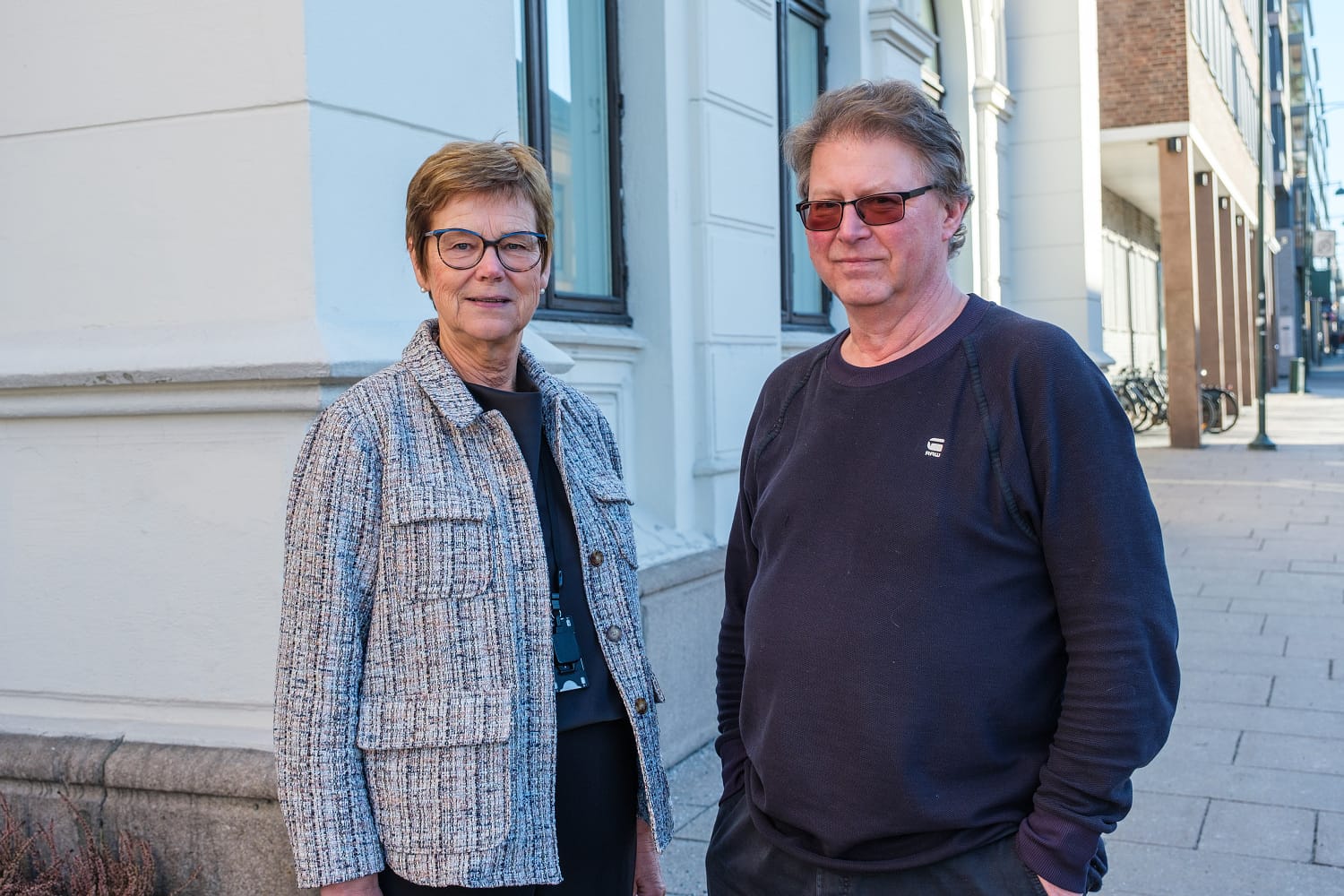 Rådmann Elisabeth Enger og Roar Paulsen.