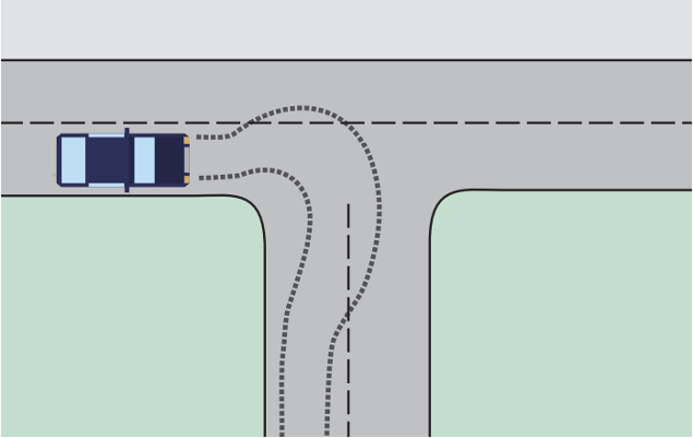 Bildet viser kjøremåte C