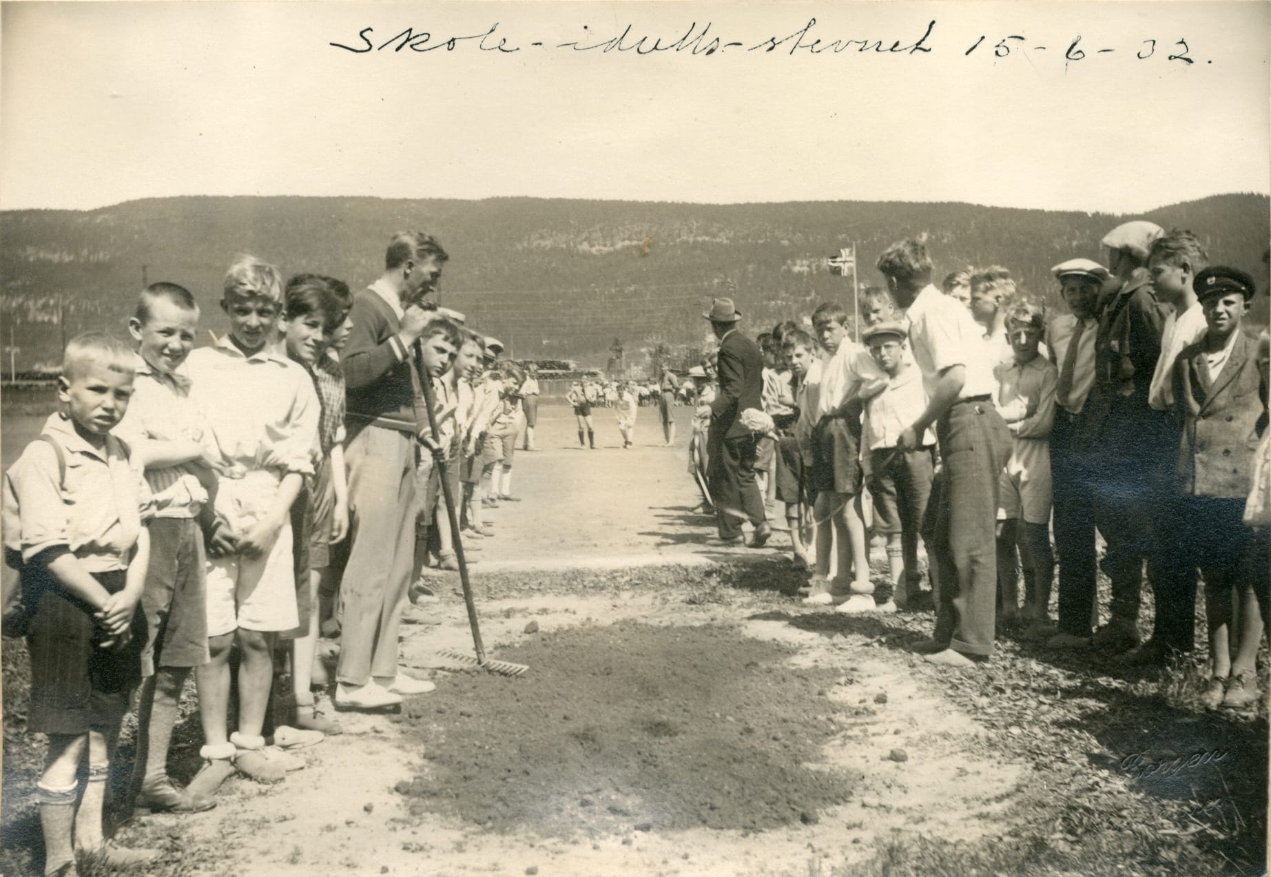 Bilde fra lengdesprangkonkurransen 1932